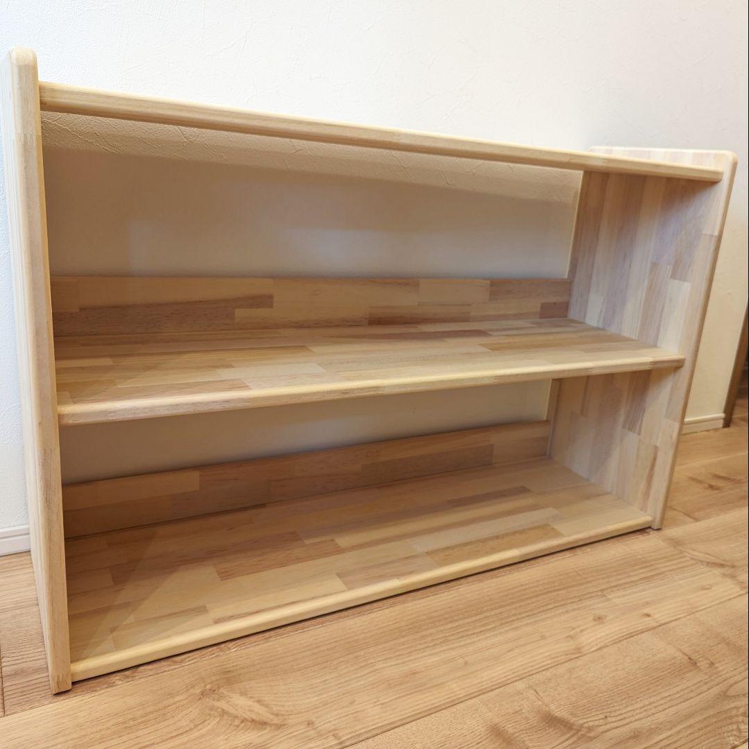 まみむめも　絵本棚　木製棚　✨　木製棚　ハンドメイド　モンテッソーリ