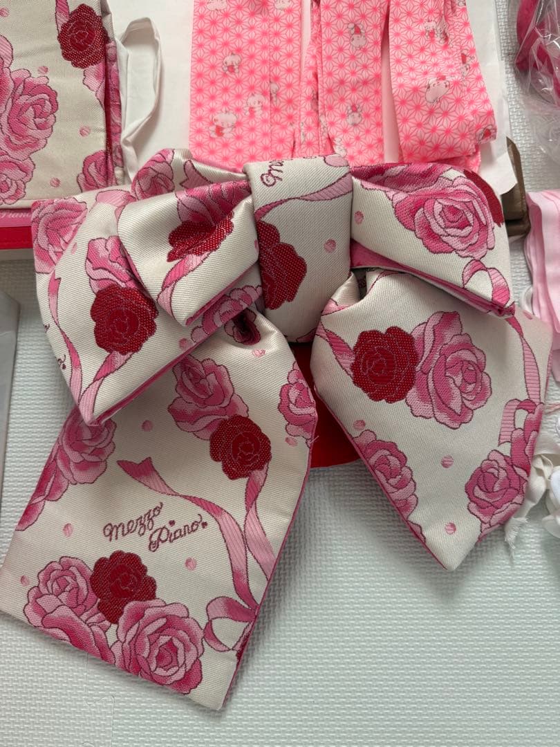 メゾピアノ 七五三 着物 フルセット 女の子 7歳美品 クリーニング済