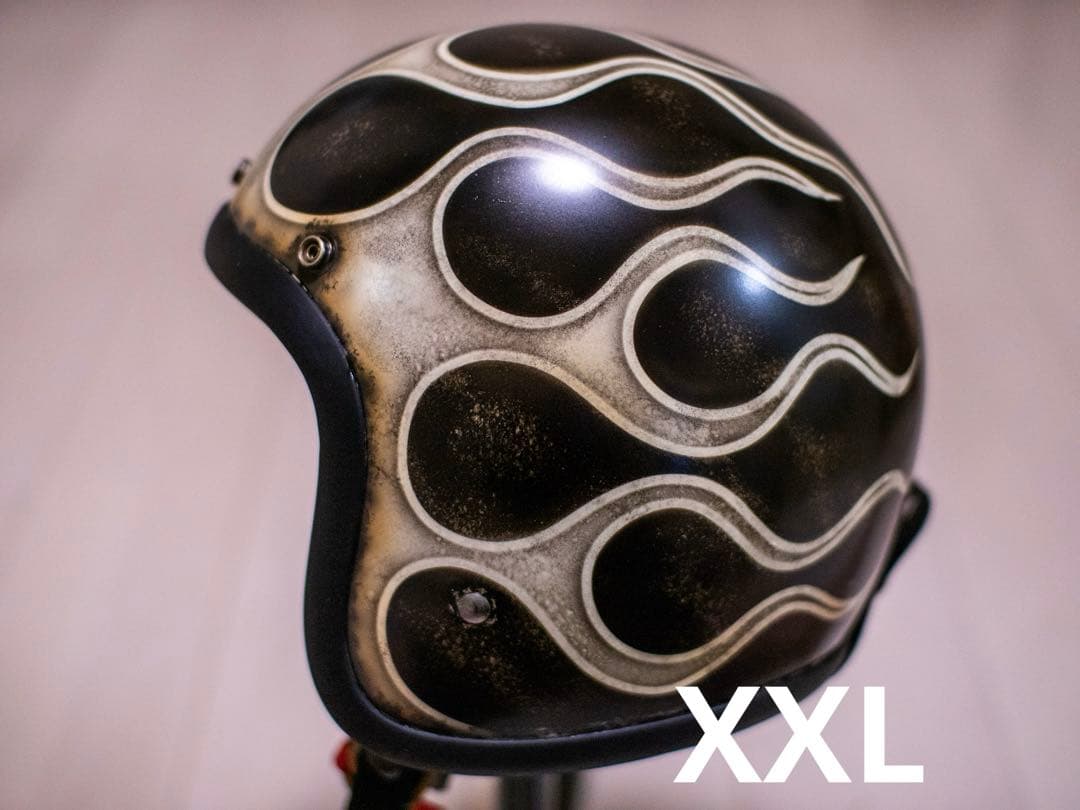 XXL極小帽体　500TX スモールジェット　黒エイジングアイボリーフレア