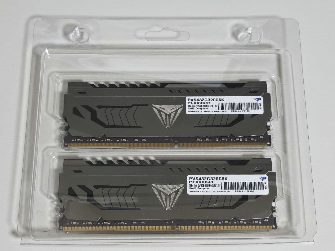 メモリー Patriot Viper Steel DDR4 3200MHz 32GB