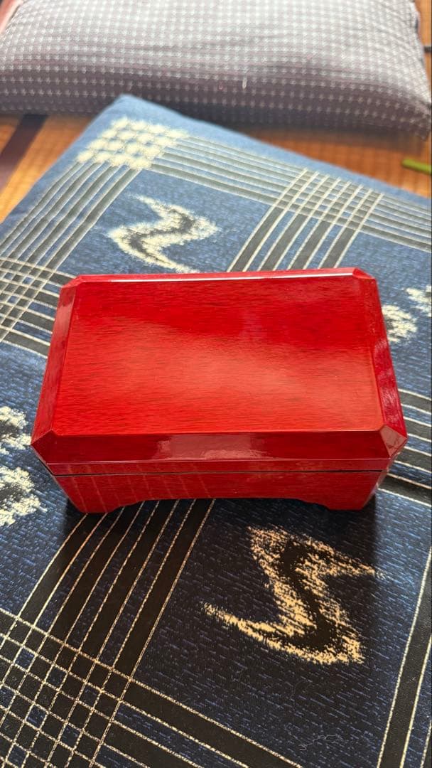 【たまひよ】【お得6個セット】赤い漆器 重箱 蓋付 新品•未使用