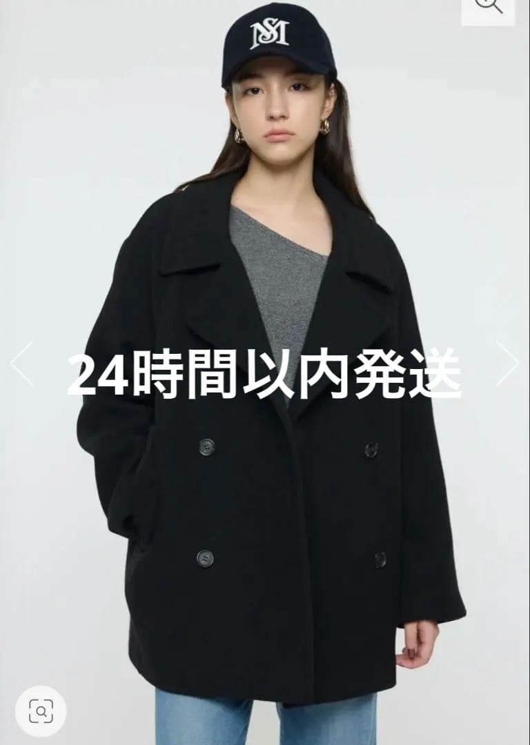 MOUSSY DOUBLE BREASTED MID コート　新品