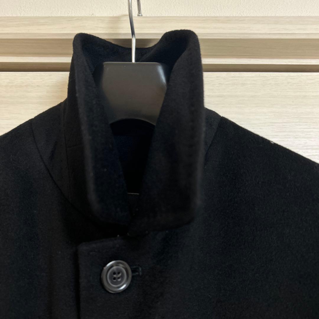 極美品　ヘルノ　HERNO ロングコート　100%カシミアブラック　裏地ミンク