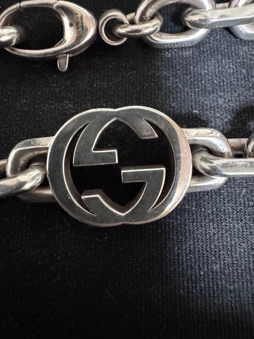GUCCI インターロッキングブレスレット シルバー グッチ