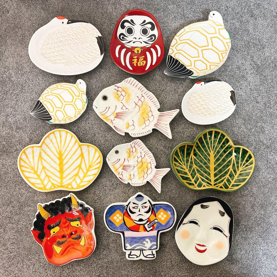 中村あお様ご依頼品　有田焼　幸楽窯　お正月15点セット