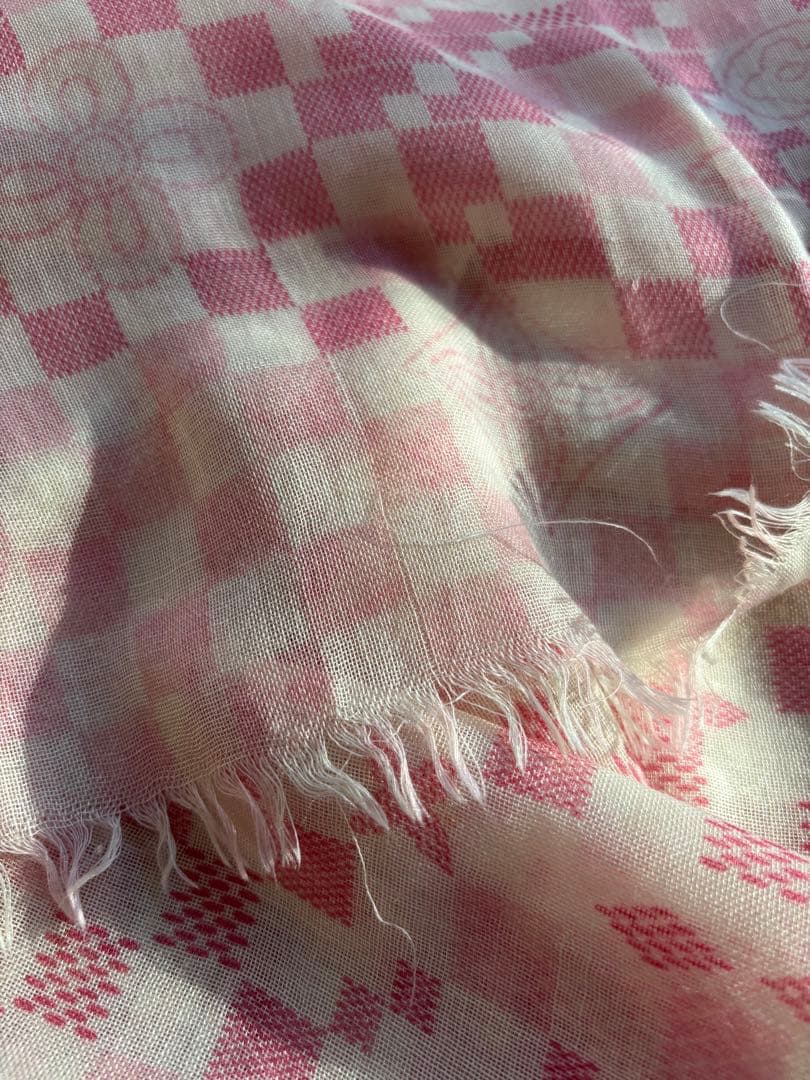 LOUIS VUITTON ルイヴィトン　ストール　ピンク　カシミア