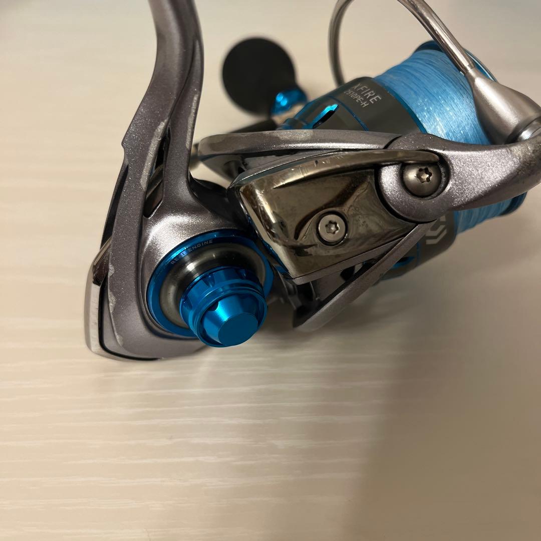 ダイワ17X-FIRE 2510PE-H zpi ハンドル ゴメクサス　カスタム