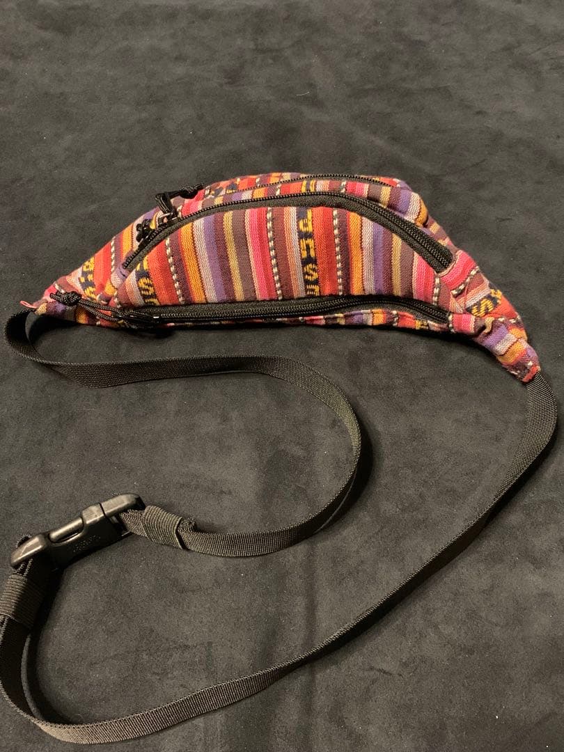 バッグ Supreme Woven Stripe Waist Bag