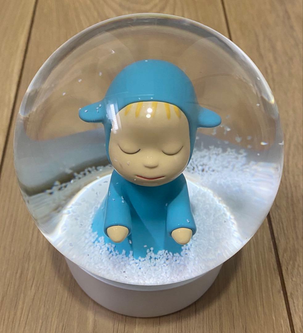 【新品】 奈良美智 スノードーム ブルー Little Wanderer