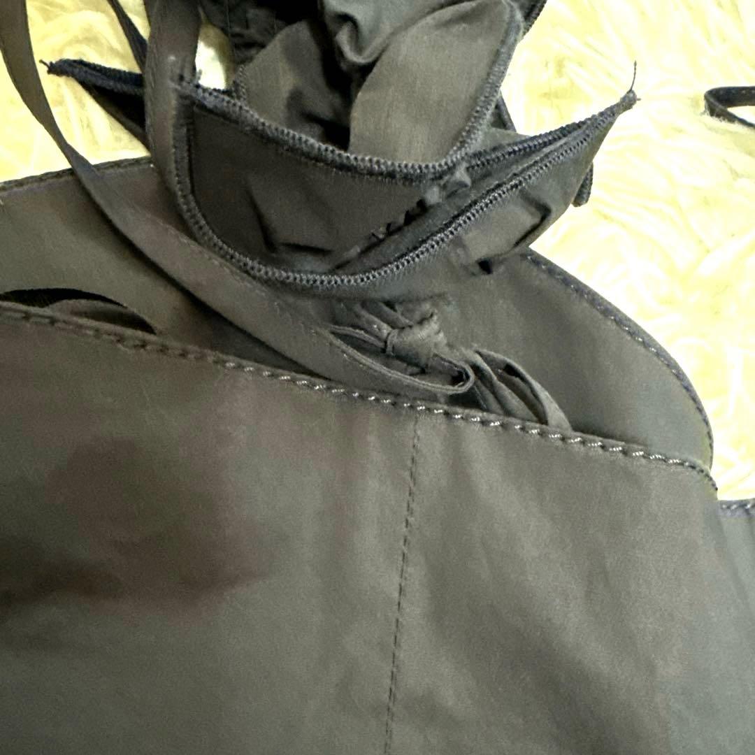 HACHE アッシュ　サロペット　フレアパンツ　フリル　ロングワンピースブラック