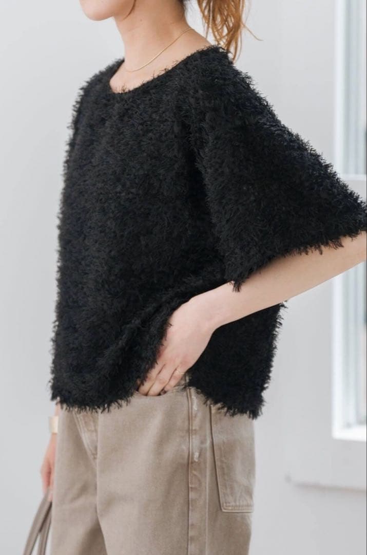 Spick&Span フェザーTブラウス