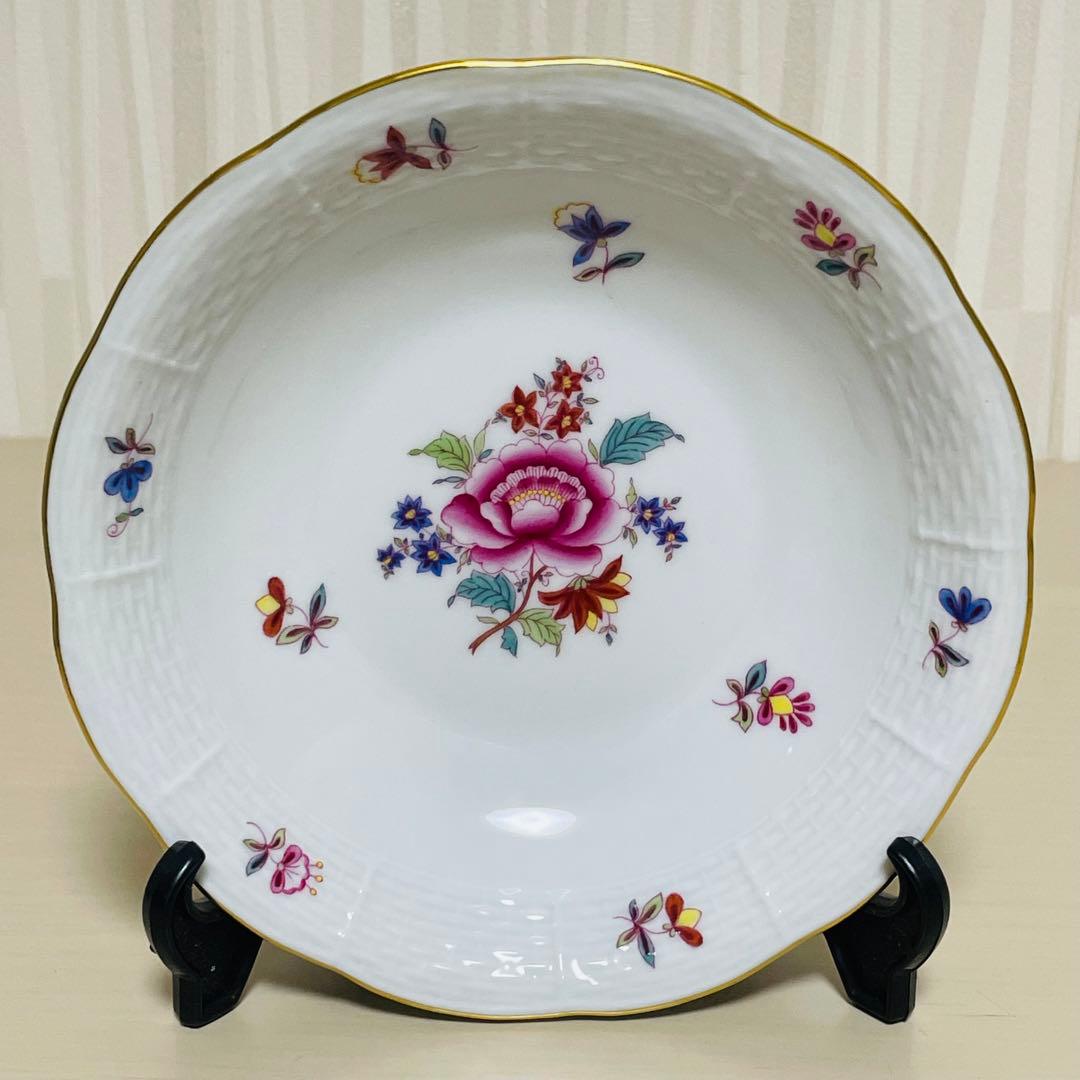 Herend ヘレンド 南京ブーケ フルーツボウル 深皿 4個セット