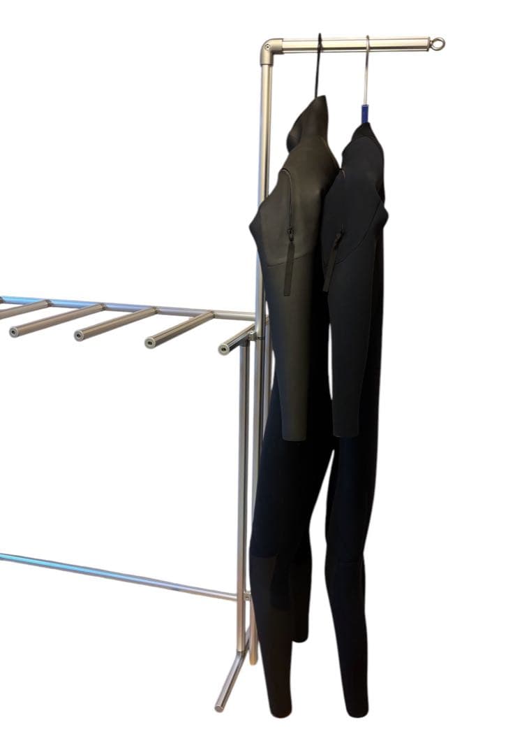 アルミ製 ボードラック ウェットスーツ　まとめて収納ラック サーフボードラック