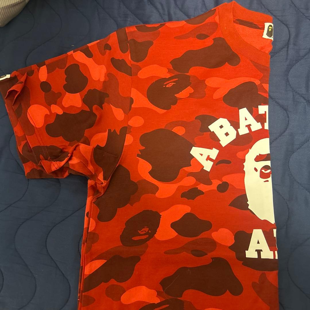 A Bathing Ape Tシャツ XL レッド 新品同様
