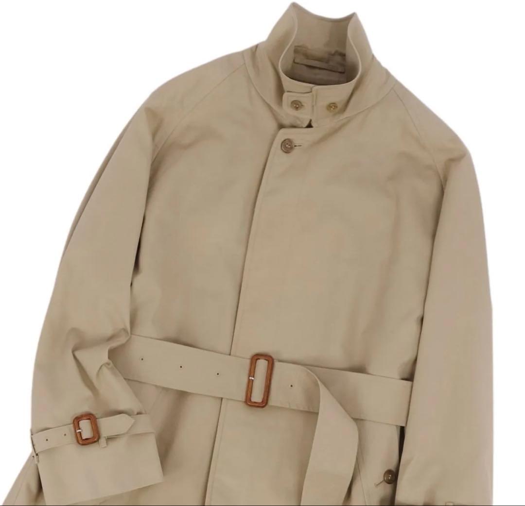 Vintage バーバリー 一枚袖 シングルラグランコート ライナー付き