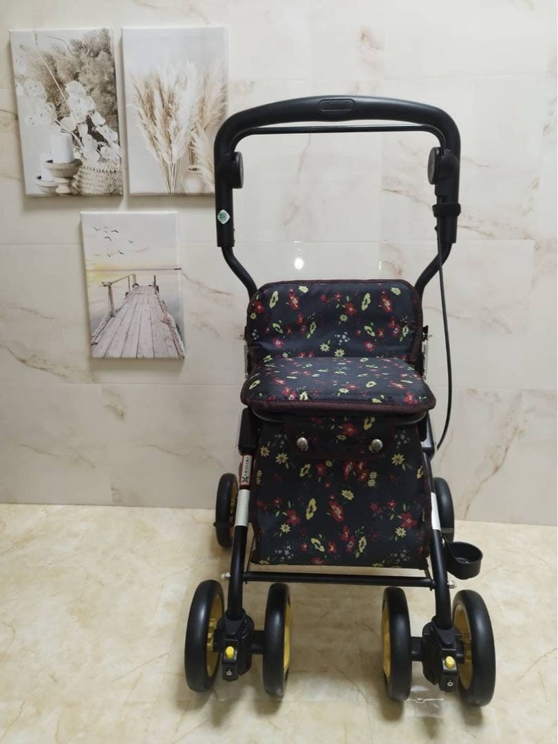 シルバーカー 【幸和製作所】 ルーティ　花柄