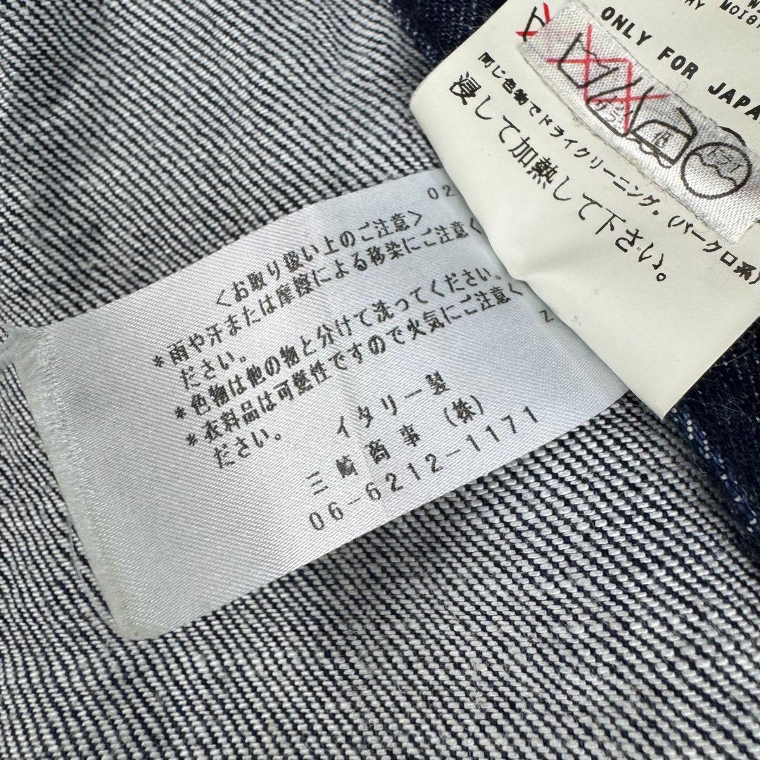 希少★DOLCE&GABBANA トレンチコート デニム ロング丈 ゴールド金具