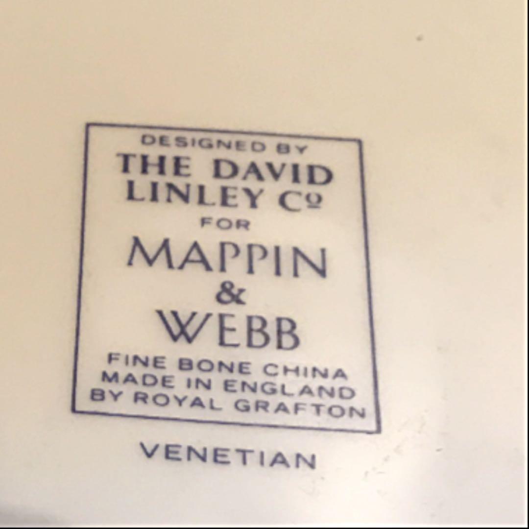 最高級アンティークプレート英国　マッピン&ウェブ大皿27cm x 6枚　激レア品