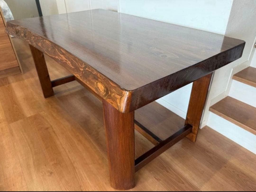 【杉/一枚板】木製ダイニングテーブル