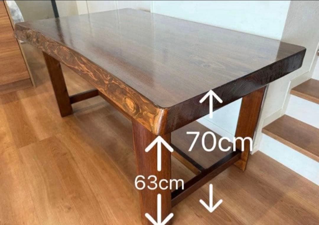 【杉/一枚板】木製ダイニングテーブル