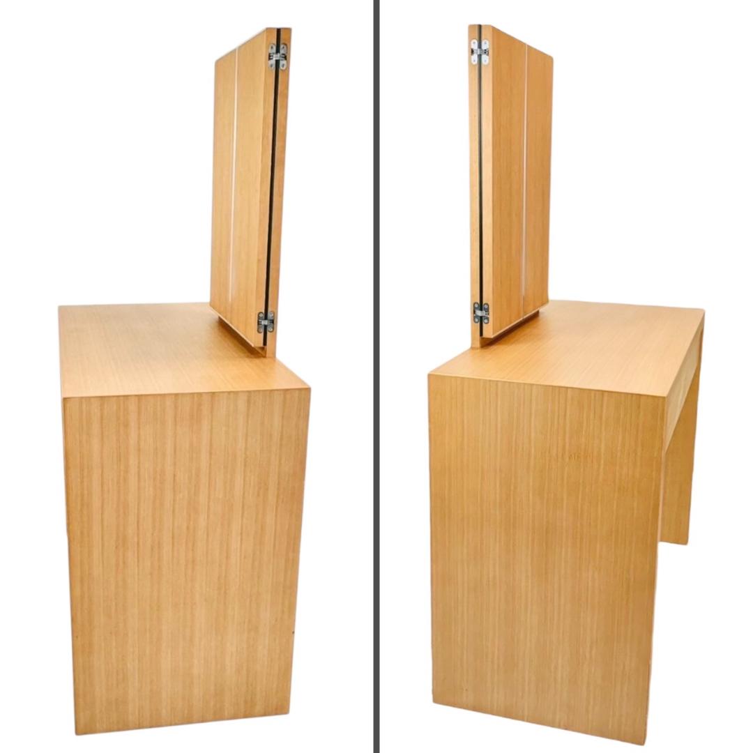 カンディハウス　ストライプ ドレッサー 三面鏡 ヒッコリー材 北欧スタイル