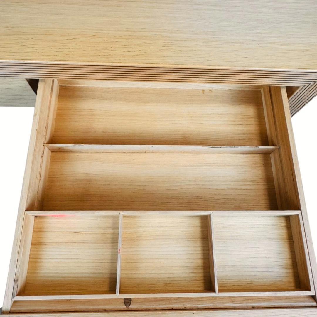 カンディハウス　ストライプ ドレッサー 三面鏡 ヒッコリー材 北欧スタイル