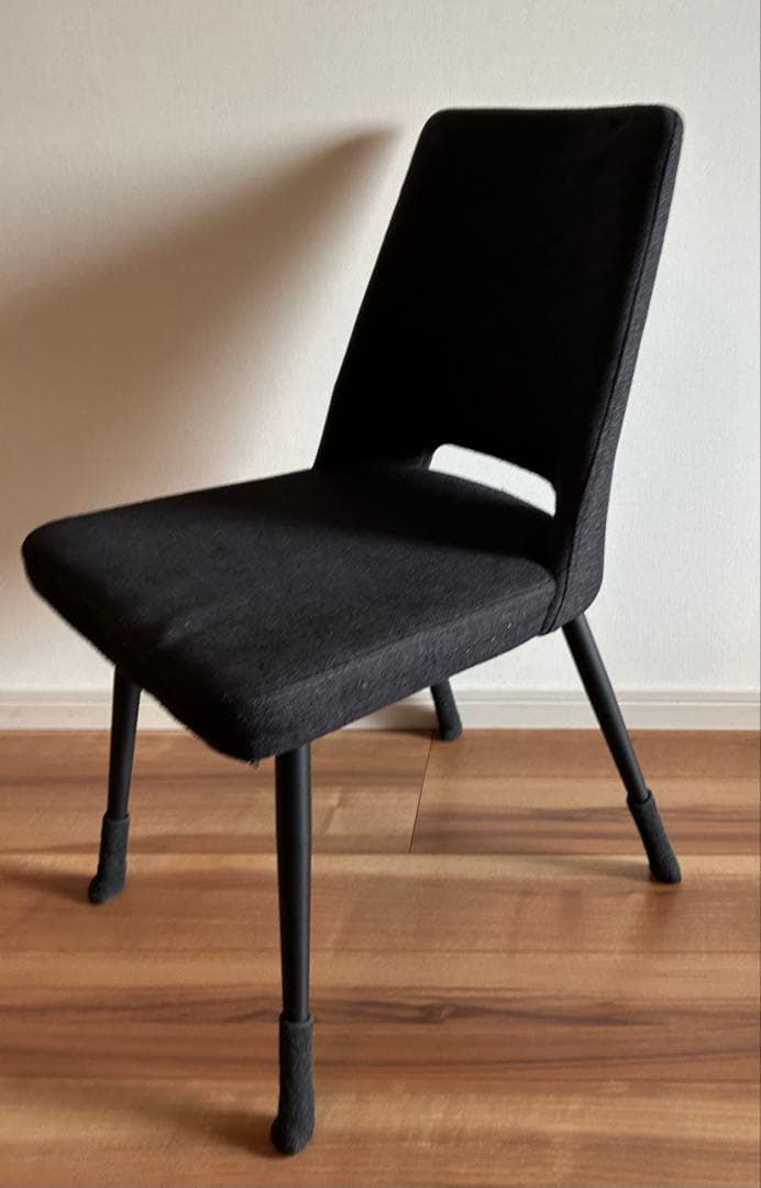 【美品】ダイニングチェア　ダークグレー