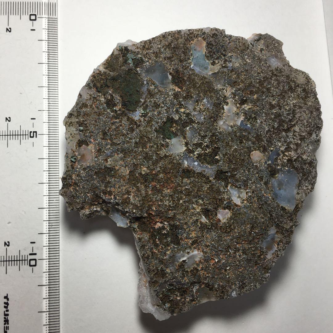 淡い紫水晶　アナンダライト　天然レインボー