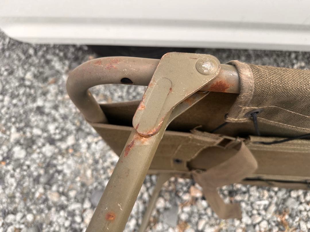 希少！　フランス軍放出品　折りたたみベッド　軍用ベッド