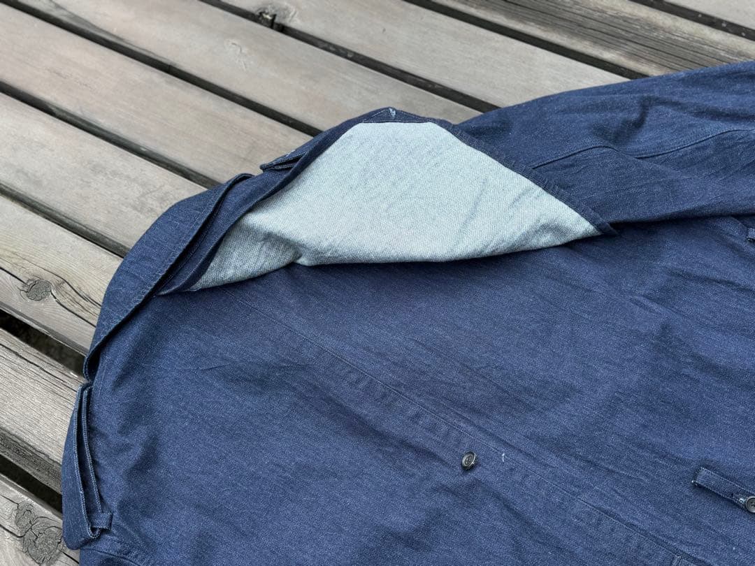 ジャケット・アウター POUR HOMME 23AW Denim Trench Coat