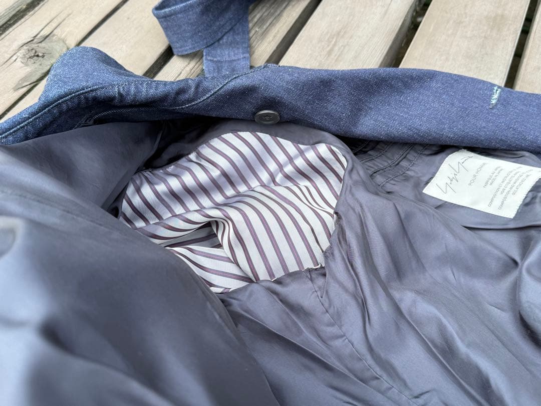 ジャケット・アウター POUR HOMME 23AW Denim Trench Coat