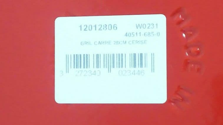 staub ストウブ ピュアグリル スクエア チェリー 28cm グリルパン