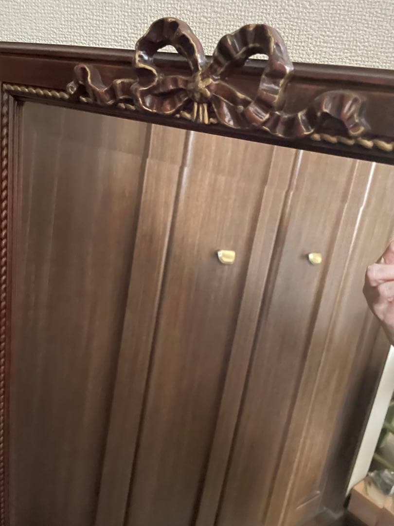 最終価格可愛いリボン姿見