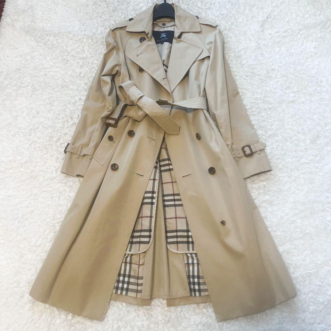 バーバリーロンドン　トレンチコート　ライナー　ノバチェック　ベルト　38