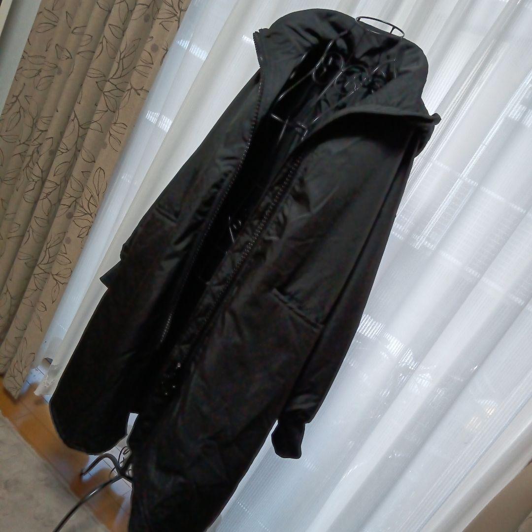 大人気で売切れ アンティカantiquaビッグファスナーロングコート中綿黒 秋冬