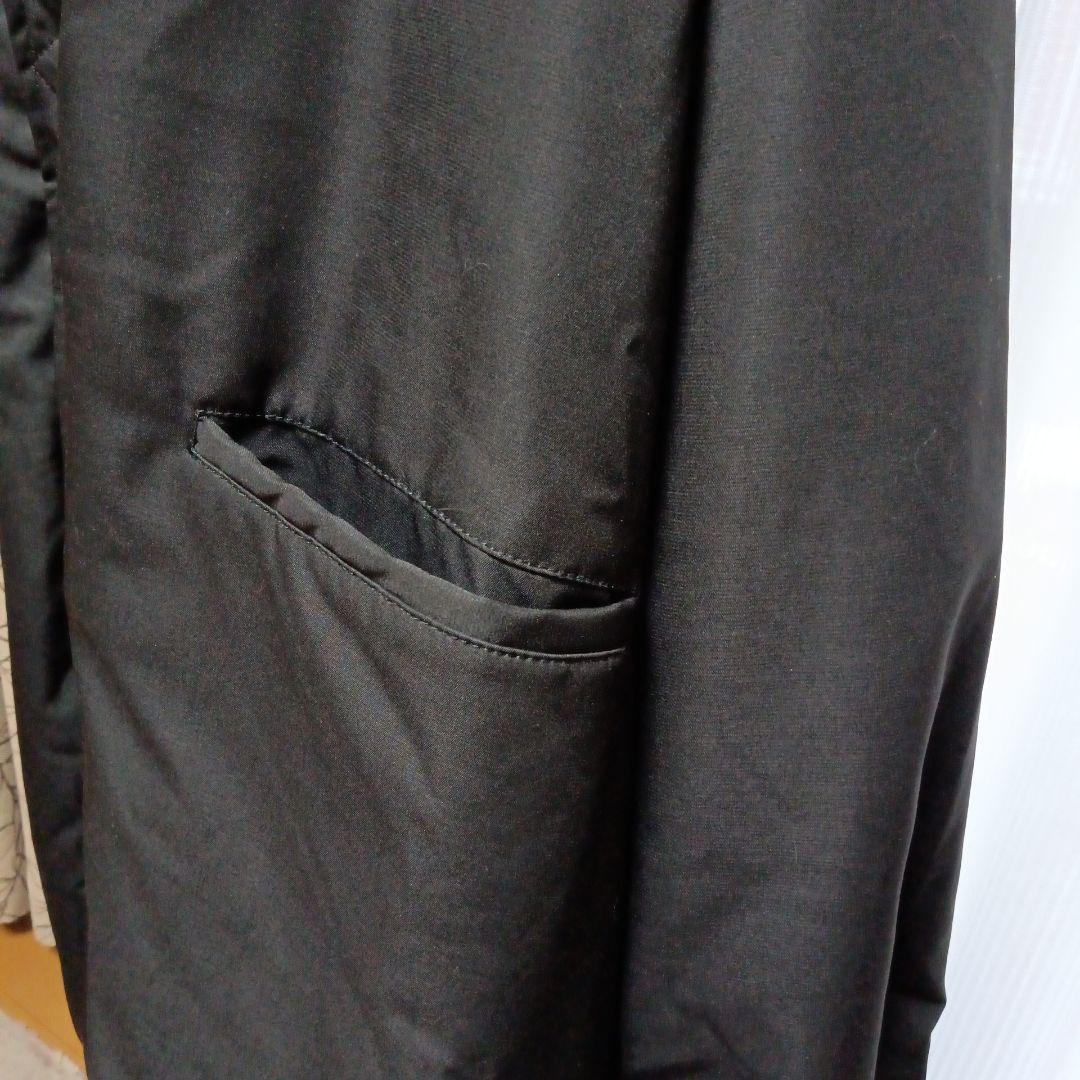 大人気で売切れ アンティカantiquaビッグファスナーロングコート中綿黒 秋冬