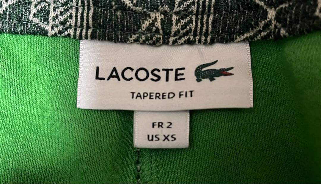 [限定価格‼️] LACOSTE ラコステ　トラックパンツ　グリーン