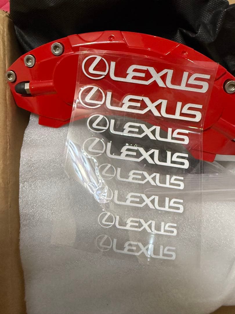 【ジャグペカ】【購入不可】LEXUSブレーキキャリパーセット レッド