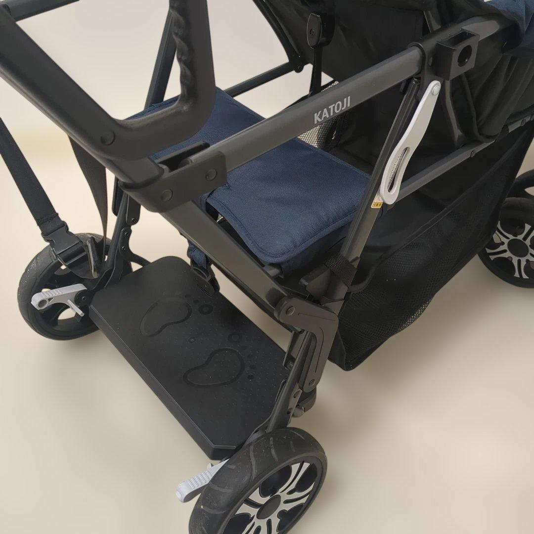 KATOJI　カトージ　2人乗りベビーカー　2人でゴー　ネイビー