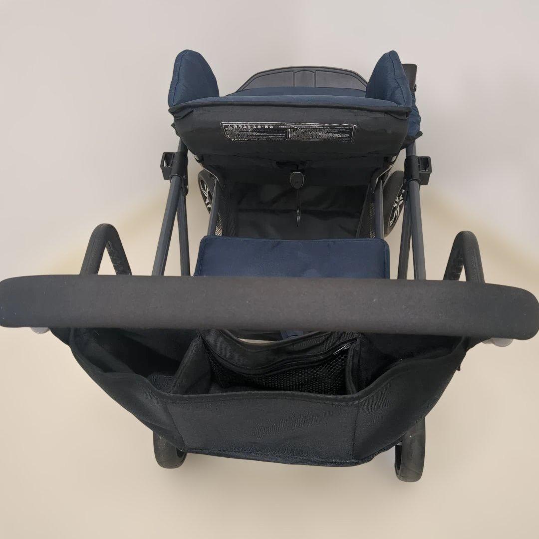 KATOJI　カトージ　2人乗りベビーカー　2人でゴー　ネイビー