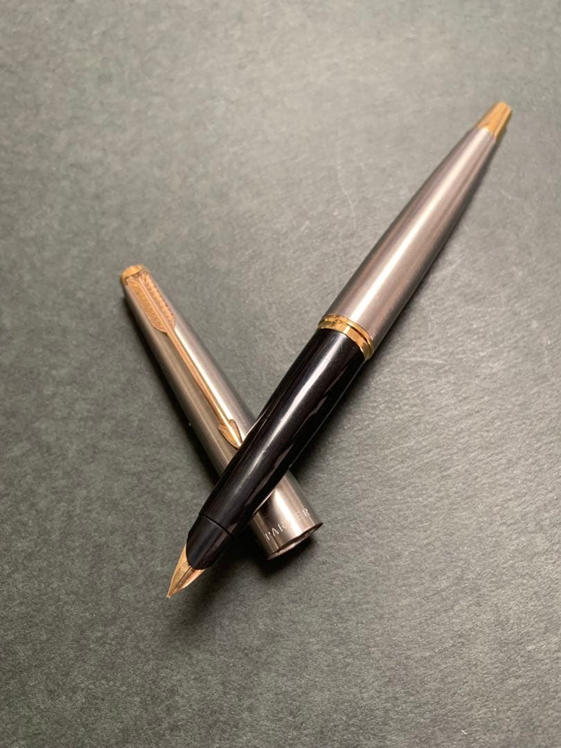 希少 名品 Parker 45 万年筆USA 初期 ペン先14K X極細