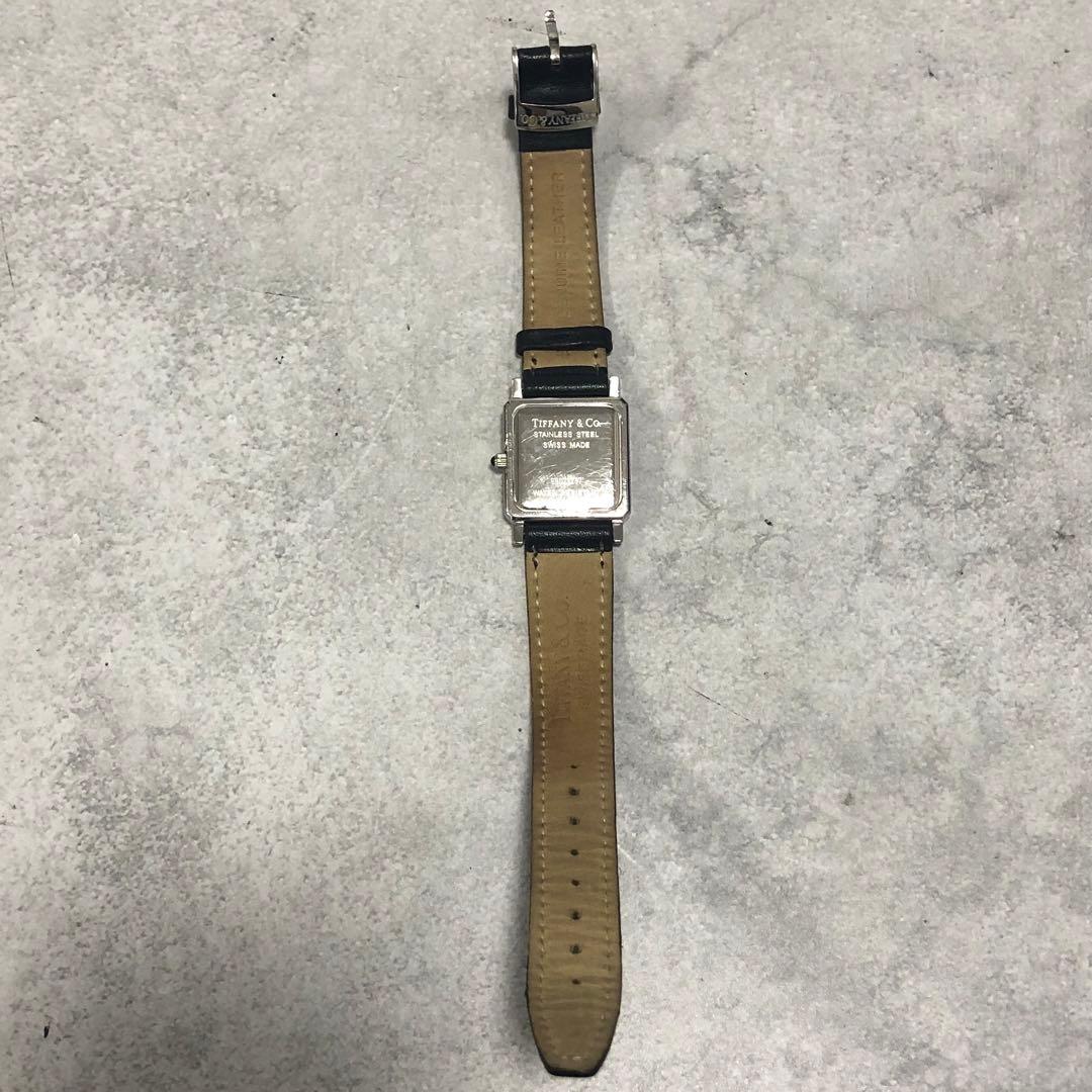 UB555ティファニー クラシックスクエアウォッチ ローマインデックス