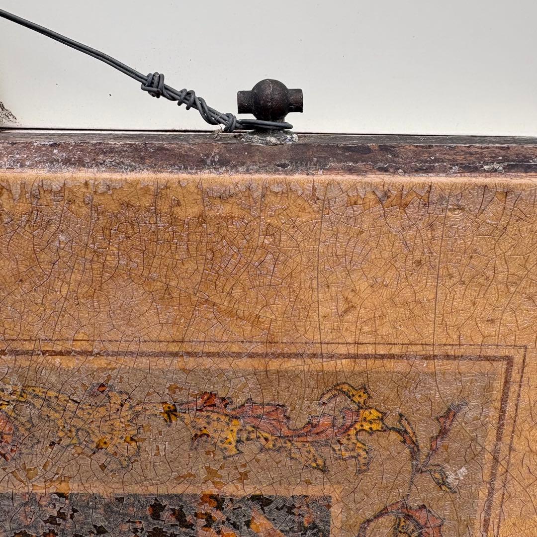 ビンテージ木製　壁掛け　絵画　ウォールデコ　ワールドビンテージ