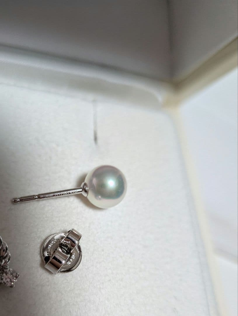 最終お値下げ★現行品　ミキモトパールピアス　極美品168300円　付属品付未使用