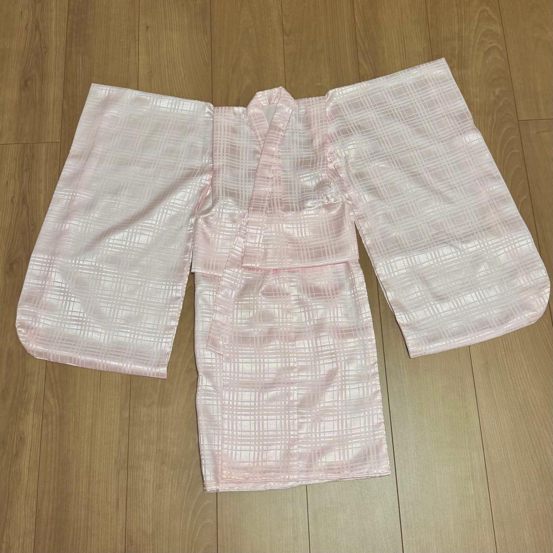 3歳着物　七五三　正絹　絞り　お着物　長襦袢　セット