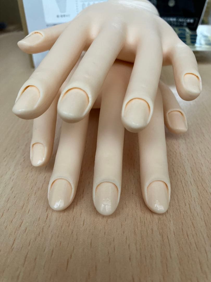 美品⭐︎認定モデルハンド⭐︎おまけ付 ネイリスト検定 JNEC ジェネック 両手