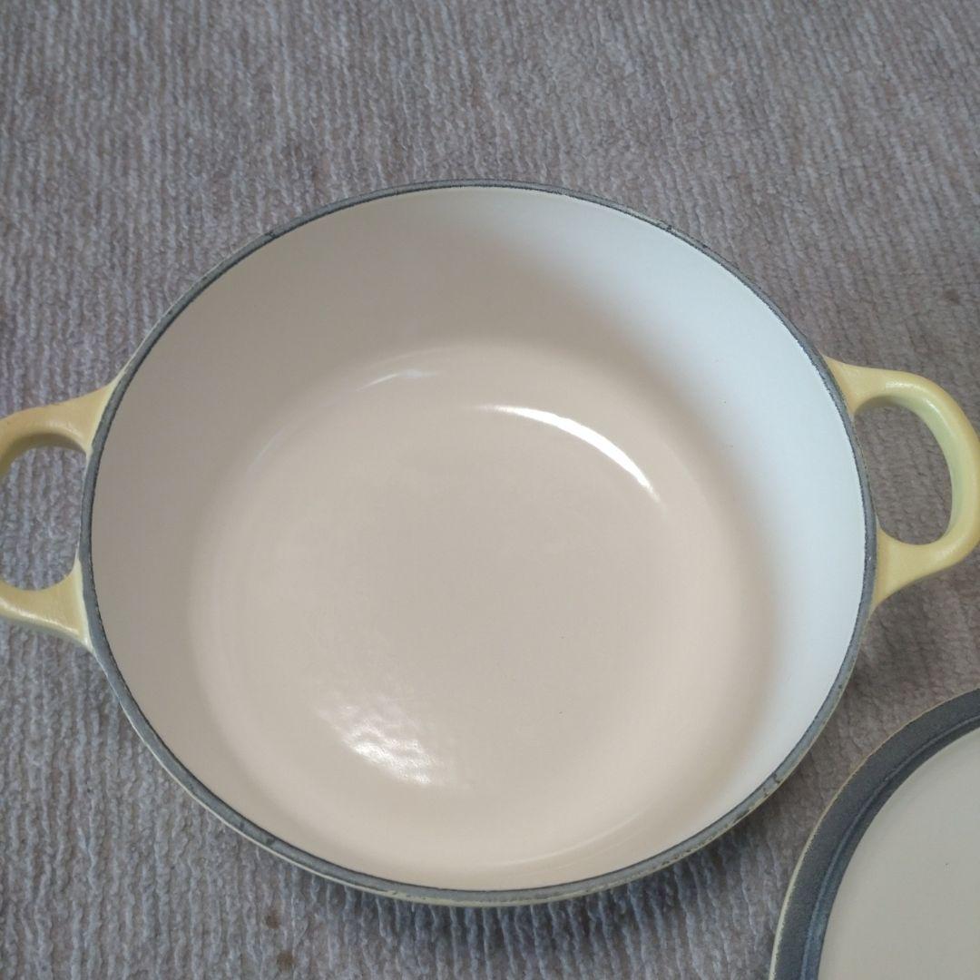 ル・クルーゼ ココットロンド20cm イエロー