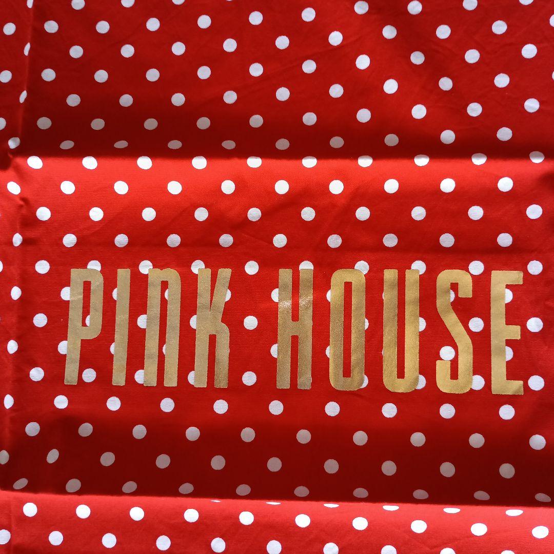 PINK HOUSE クッションカバー♡新品♡赤ドット柄