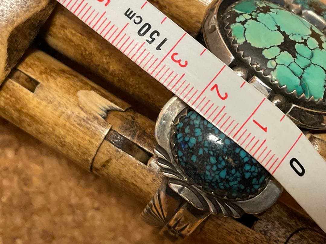 ◆ブラックフライデー感謝価格◆ターコイズ３連◆SILVER◆シルバーバングル◆