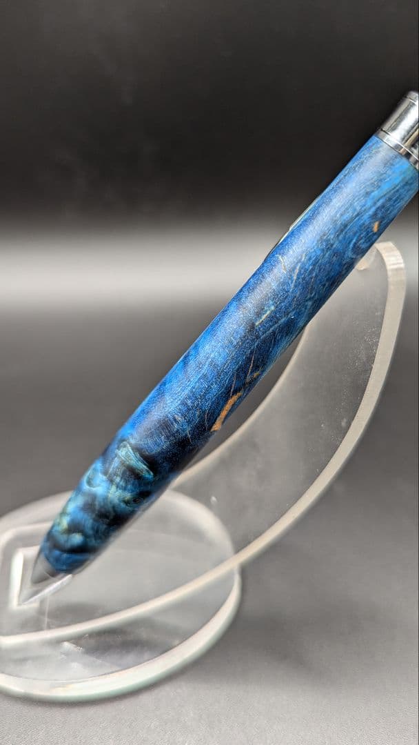 312ペン工房翌檜　スタビライズドウッドバーチバール　木軸シャーペン　ボールペン